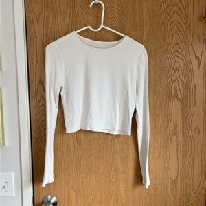 Pacsun White Long Sleeve Top